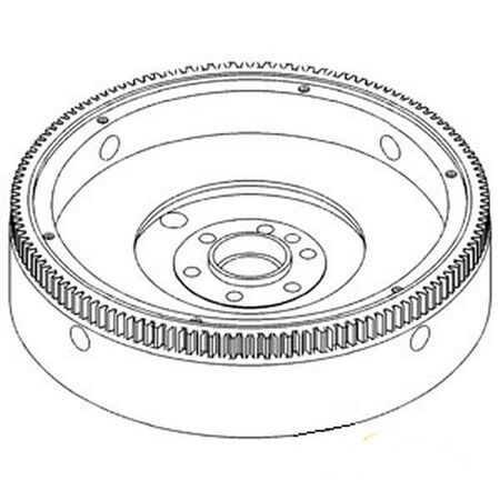 Aftermarket Flywheel With Ring Gear Fits CaseInternational Harvester Tractor 65 388302R21